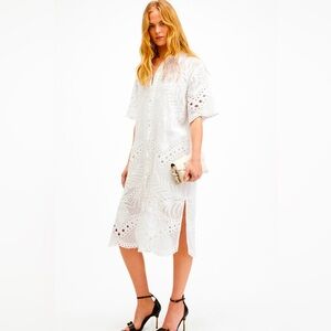 Allsaints NWT Meria Broderie Midi Dress Us size 4